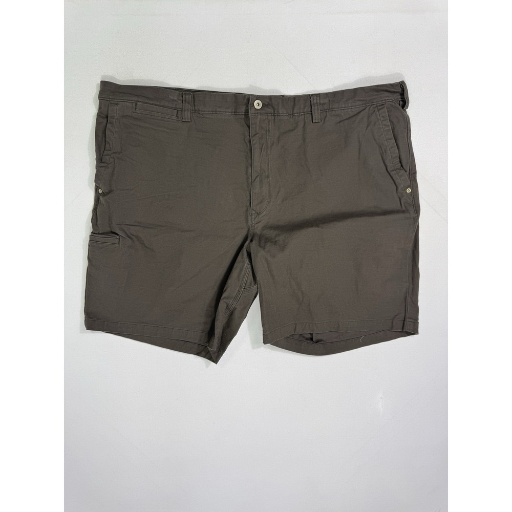 Duluth Trading Flex Ballroom Khakis Shorts Men's 46 (48) Brown Outdoor Casual